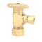 Keeney Mfg Keeney 1/2 in. FIP in. X 3/8 in. Compression Brass Shut-Off Valve K2048APBLF - alternate 1